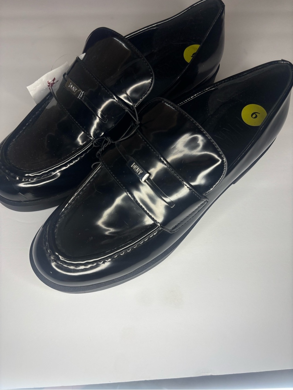 DKNY Black Embossed Logo Detail